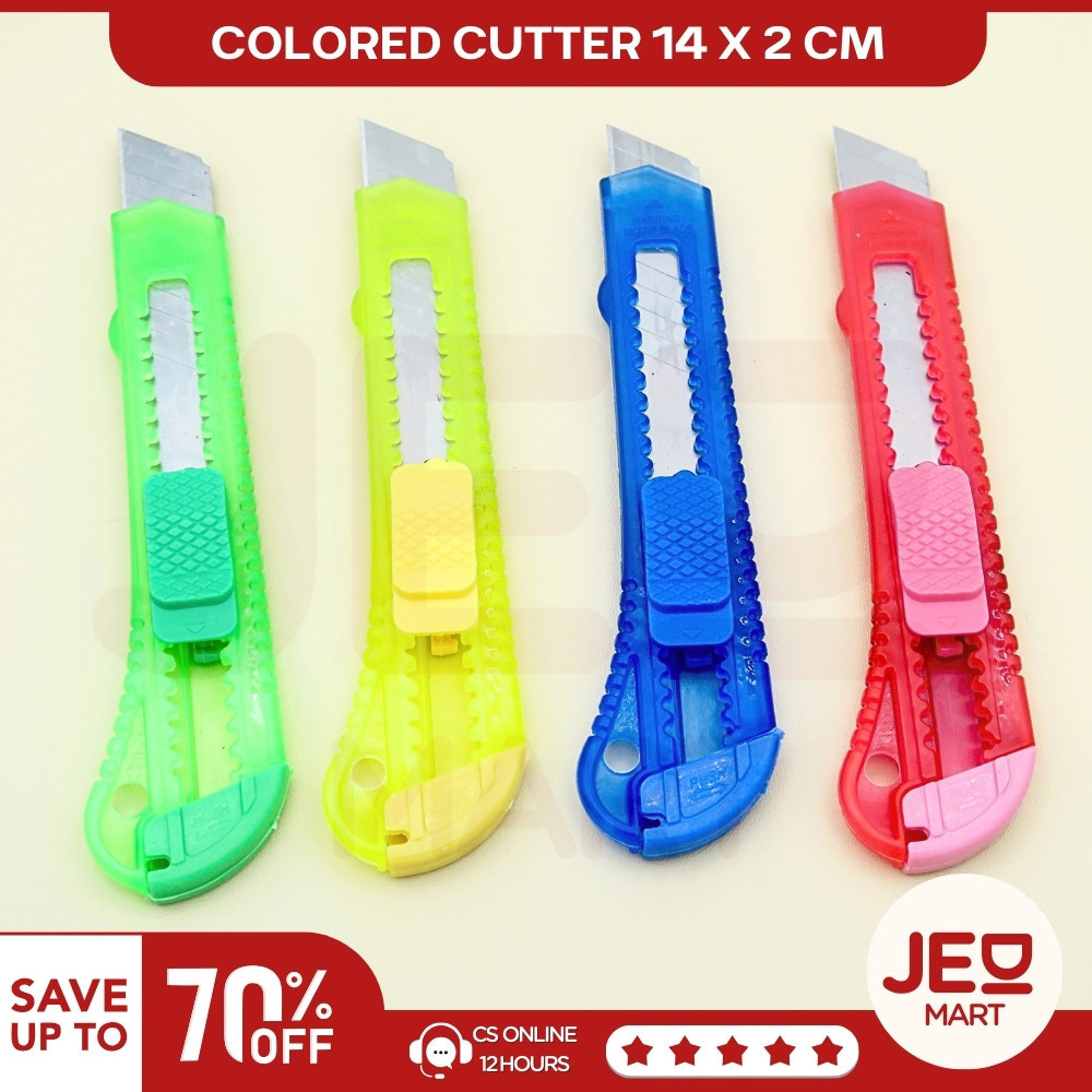 

Cutter Transparan Besar - Pisau Cutter Besar - Cutter Bening Transparan Harga 12 Pcs