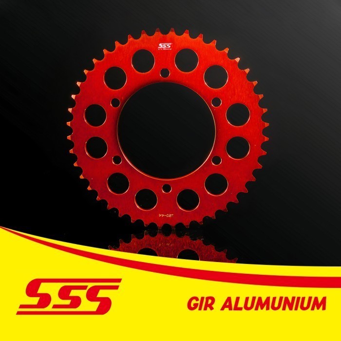 Gir Motor SSS 520 Aluminium - Biru, 38 - 40 T