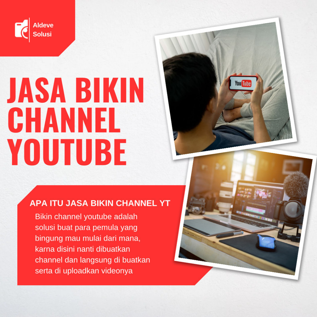 Jasa Bikin Channel Youtube Lengkap Dengan Isi Konten/Jasa Buat Channel Youtube Cocok Untuk Konten Kr