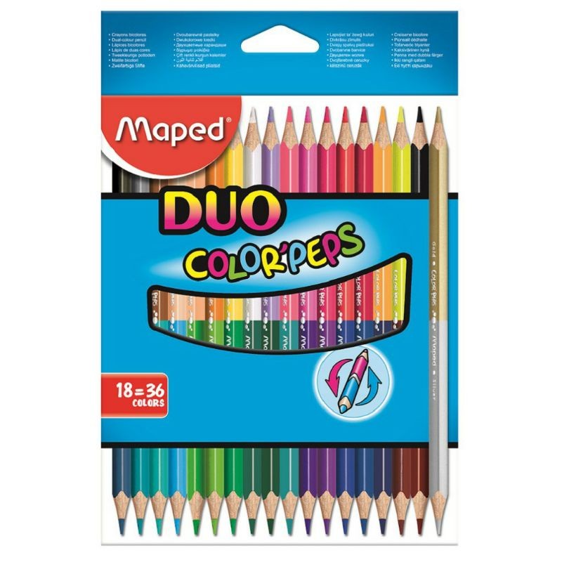 

Gramedia Surabaya -Maped Ot 829601 Color Peps Dou X18 - 36 Colors