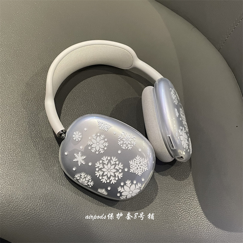 Hadiah Pola Kepingan Salju Putih Untuk Anak Perempuan Dan Laki-laki Lucu Dan Modis Headphone Bluetoo