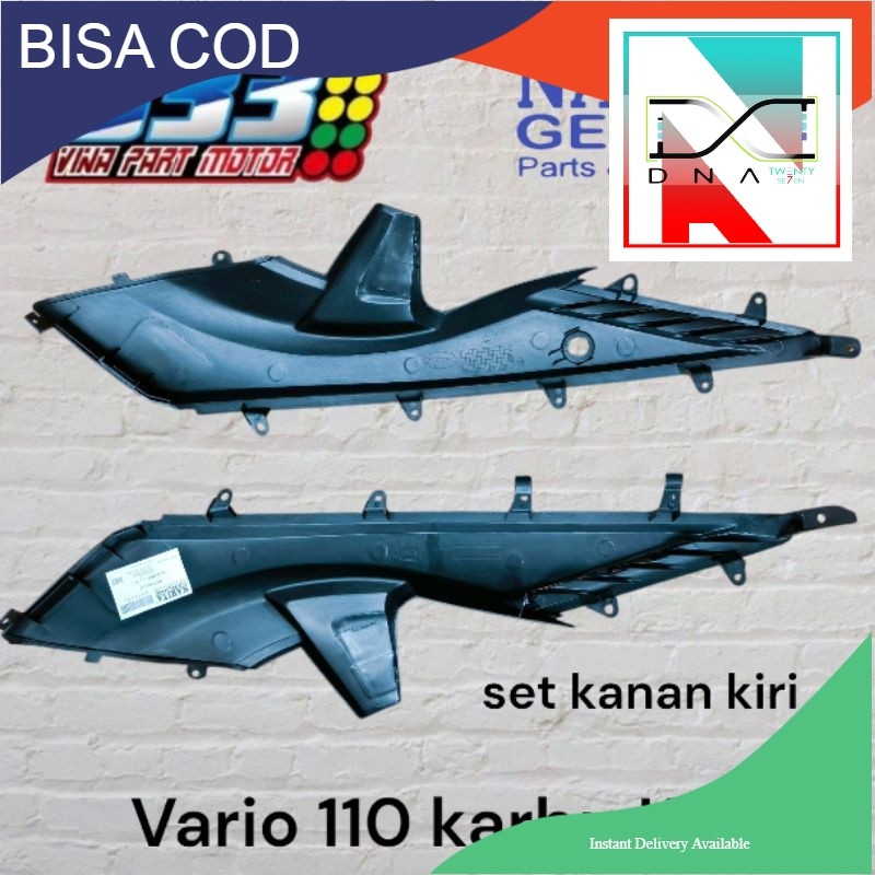 body kecil Vario karbu cover body sambungan body belakang kanan kiri Vario karbu body side Vario
