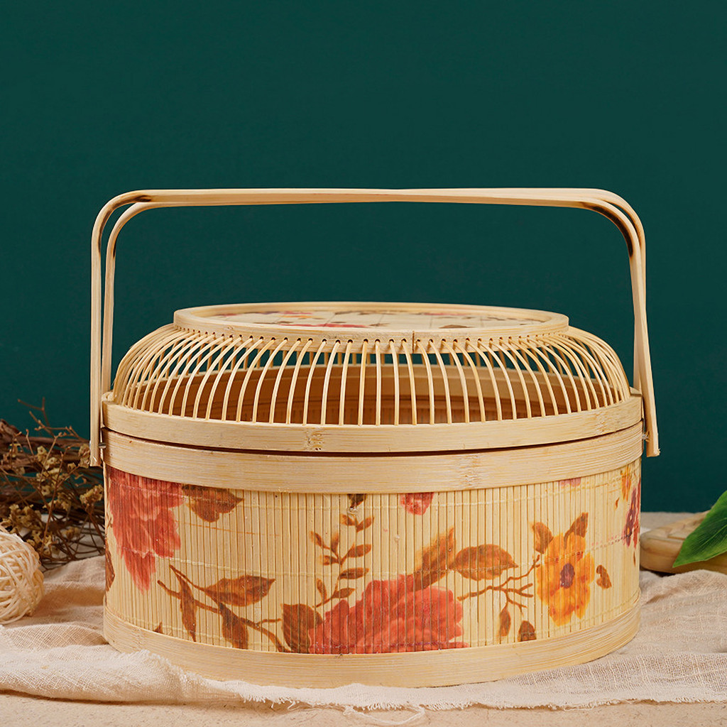 Rattan Small Bamboo Basket Hand Woven Children's Bamboo Woven Straw Bag