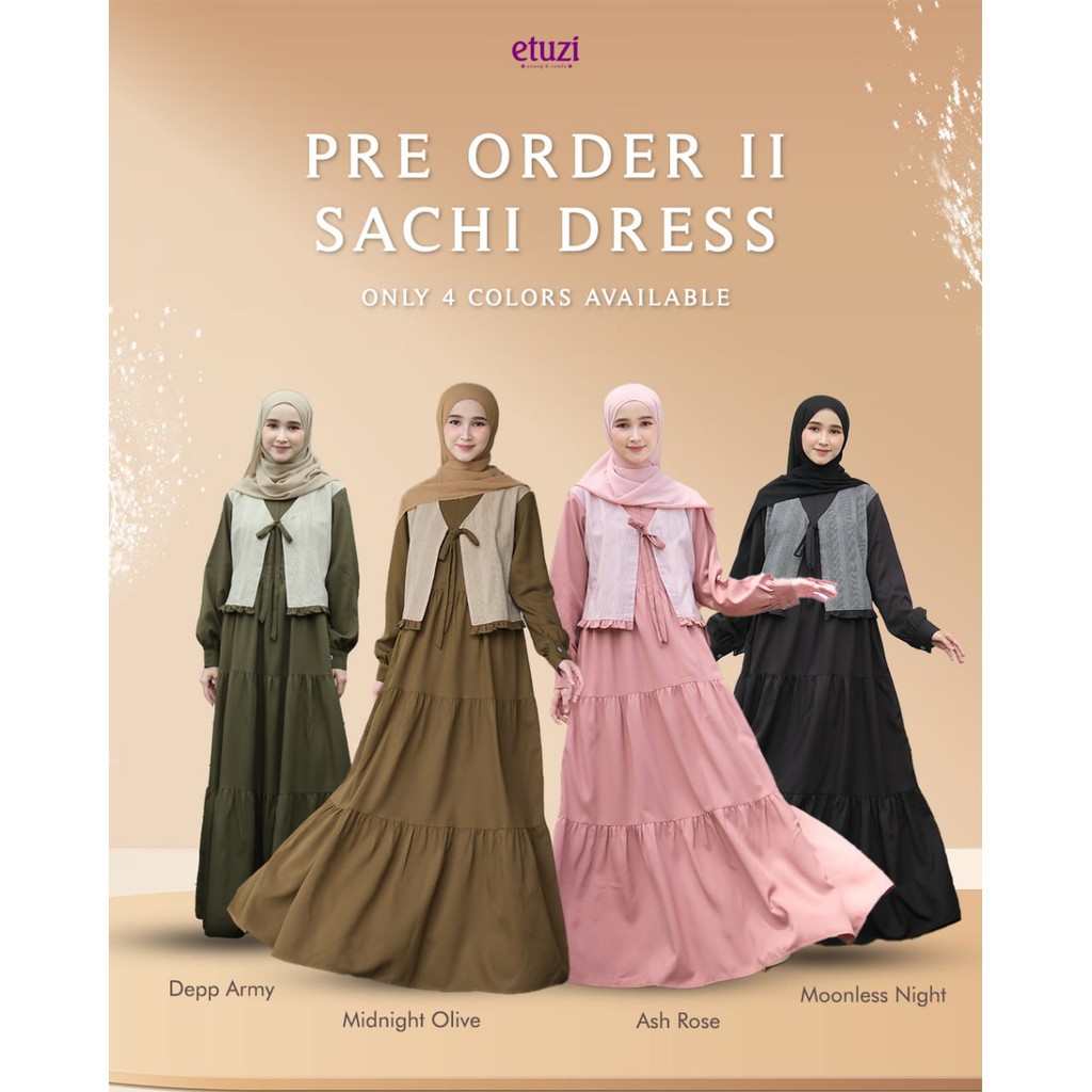 Valora Dress Gamis Syari Remaja By Etuzi