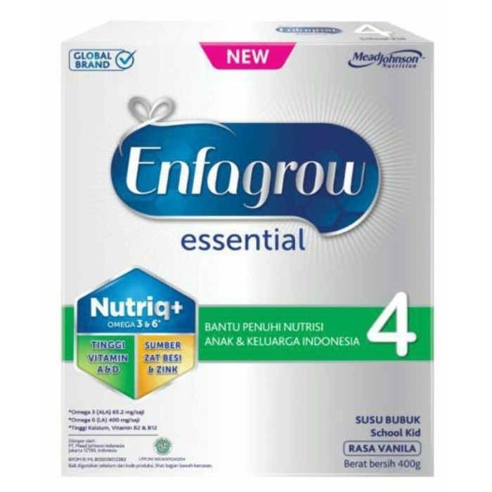 

Enfagrow Essensial 4 800gr Rasa Vanilla milk