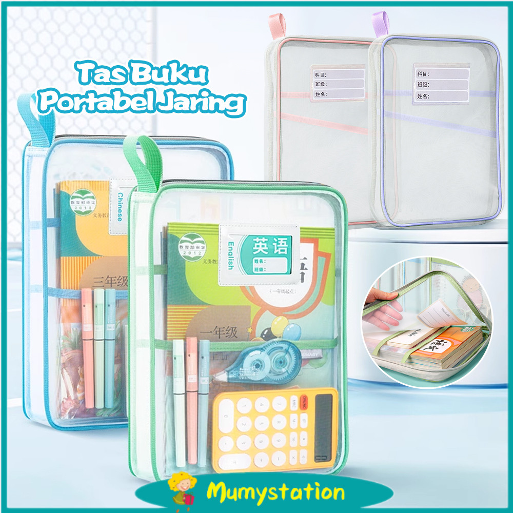 

Mumystation Tas Penyimpanan Dokumen Transparan Tas Klasifikasi Buku Teks