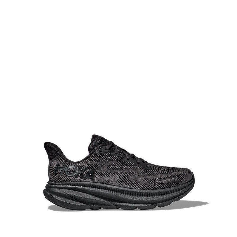 Hoka CLIFTON 9 Women's Running Shoes - Black/Black