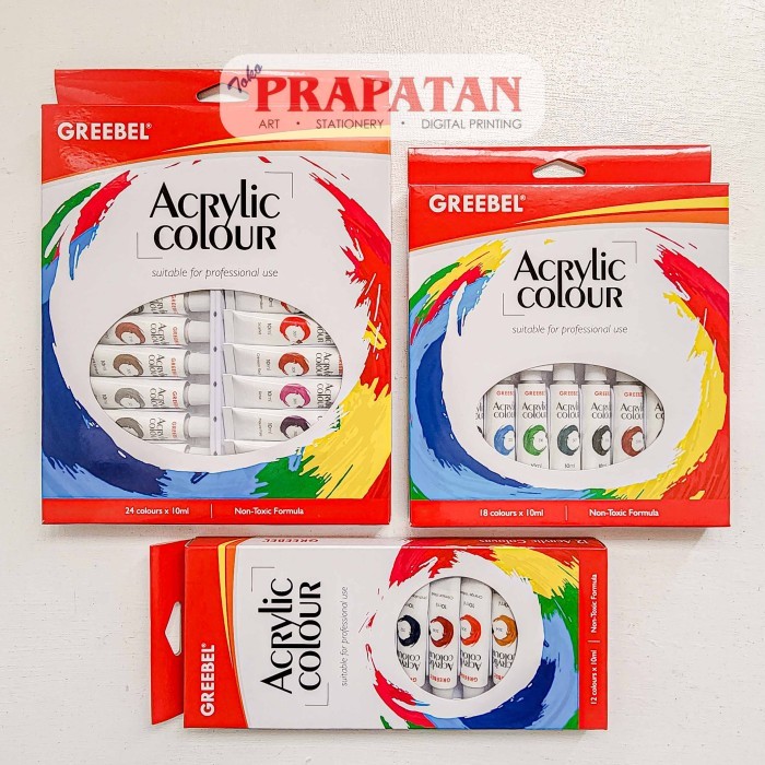 

promo -Cat Akrilik Set Greebel 18x10ml | Greebel Acrylic Set