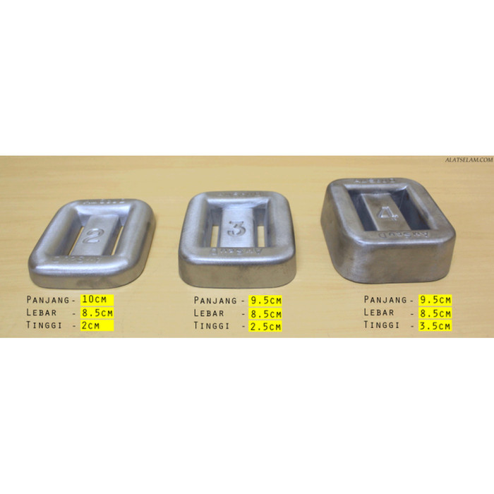

promo -Timah Pemberat (Lead Weht) 1kg/2lbs