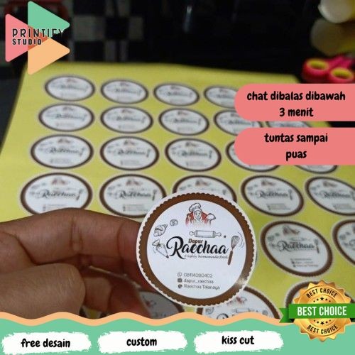 

Printify Print & Cut Sticker Chromo A3+ Cetak Kiss Cut Stiker Label Kromo Cromo Bandung