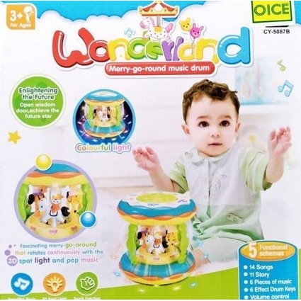 Mainan Bayi Laki Laki dan Perempuan / Mainan Drum Bayi 6 7 8 9 bulan