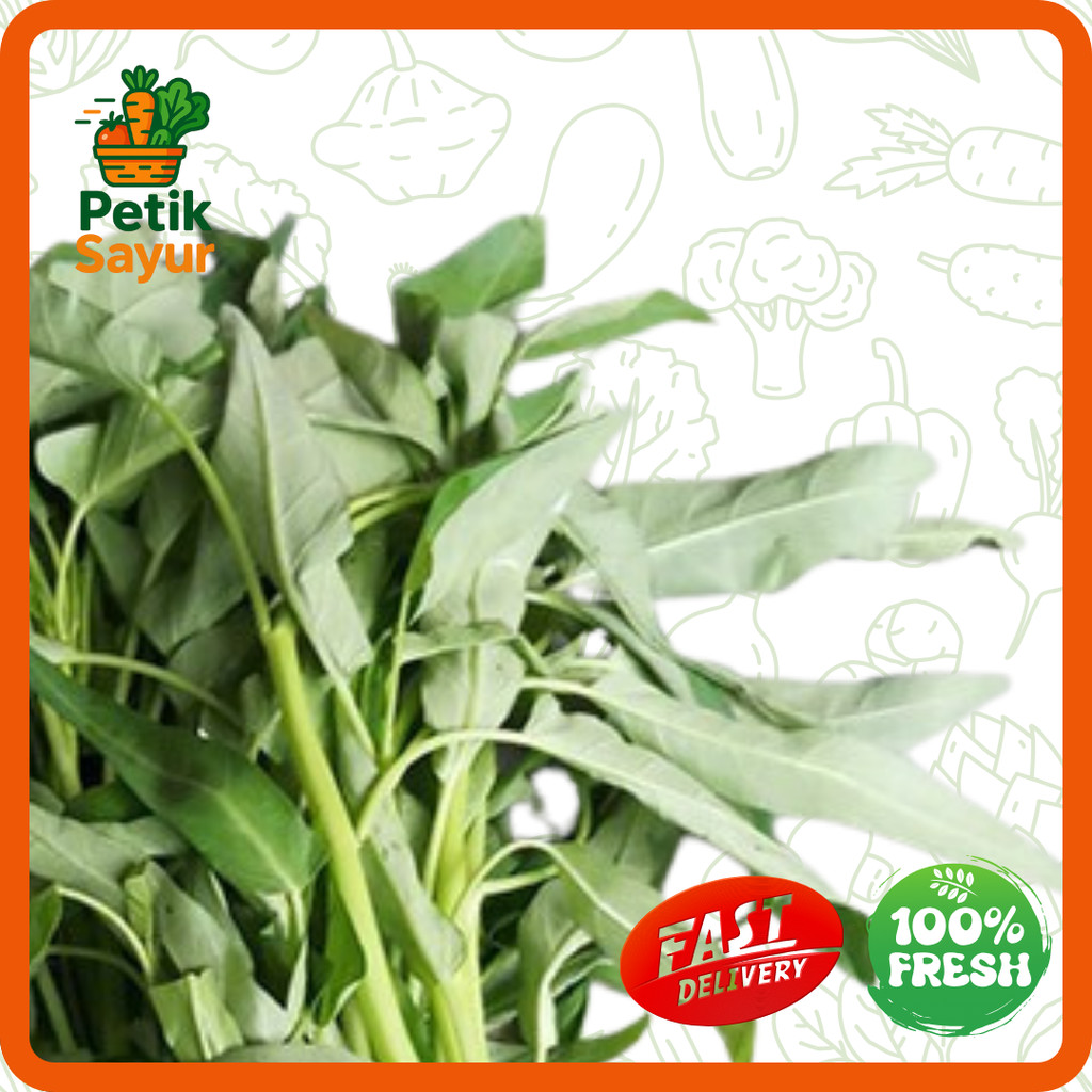 

Kangkung Konvensional 250 gram PetikSayur