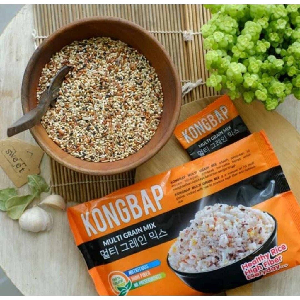 

MS7 Promo KongBap Multigrain Mix Beras Organik 150 gr (6x25gram) Natural Super Food Sehat Diet Diabetes