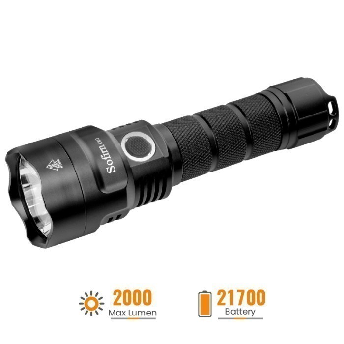 SOFIRN C8G Powerful Flashlight 2000 Lumens SST40
