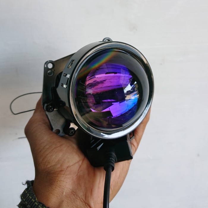 Projie Proji Projector Biled IPLED H55 3 inch 60w bukan vinyx P50 E10 - Tanpa Demon