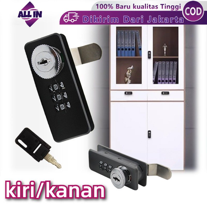 Kunci Loker Kunci Lemari Kombinasi Angka Combination Lock Dengan Kunci