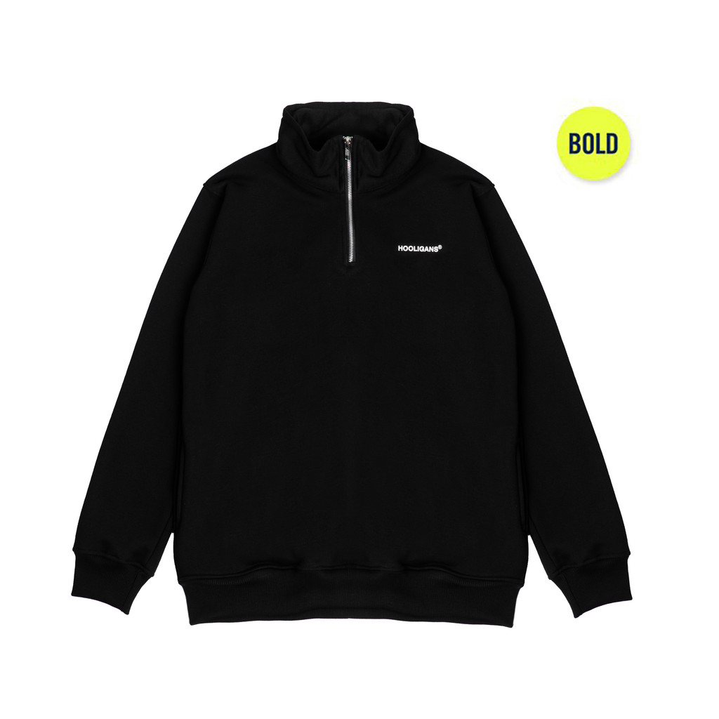 ORIGINAL HOOLIGANS SWEATER CREWNECK BOLD DINHO BLACK