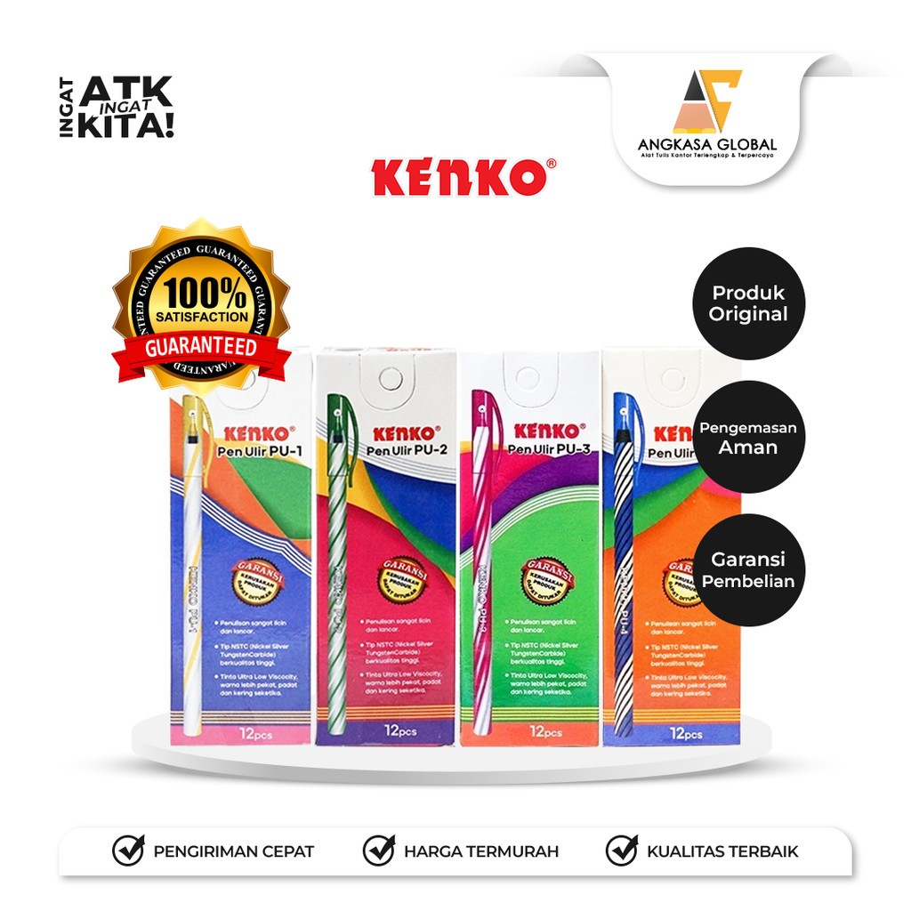 

KENKO PEN ULIR PU-1,2,3,4 (1LSN/ 12PCS)