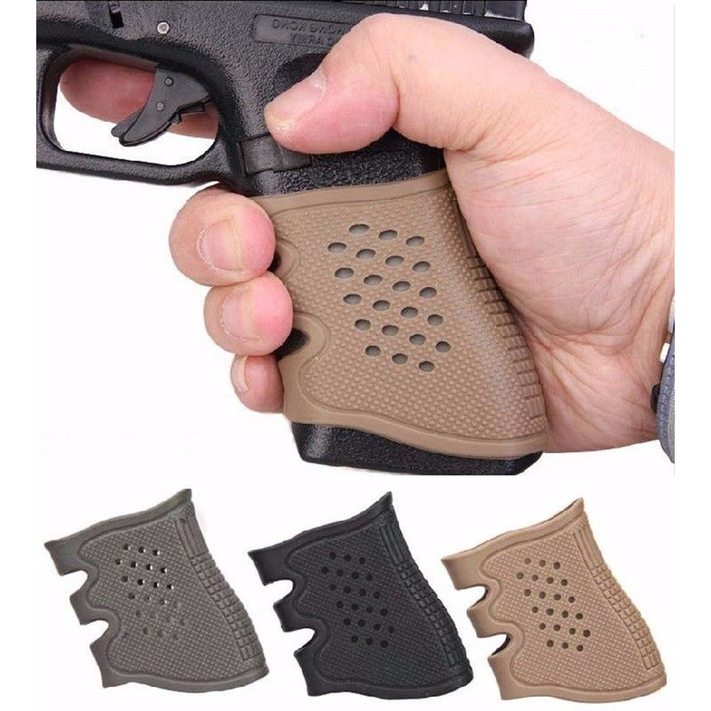Sleeve Slip Rubber Skidproof Cover For AEG GBB Glock 1911 M92 M4 AR15  Pistol Tactical Grip Paintbal