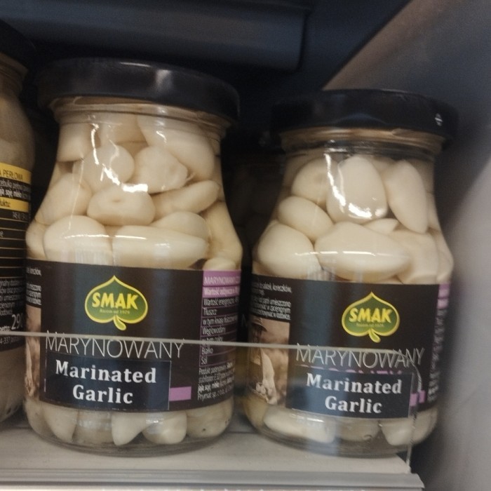 

smak marinated garlic jar 190gr