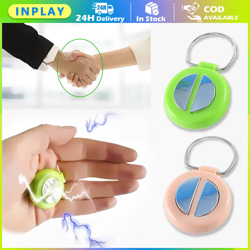 Electric Shock Hand Buzzer / Setrum Tangan Prank Toy / Alat Sulap Salaman Kejutan / Pilihan Warna Ac