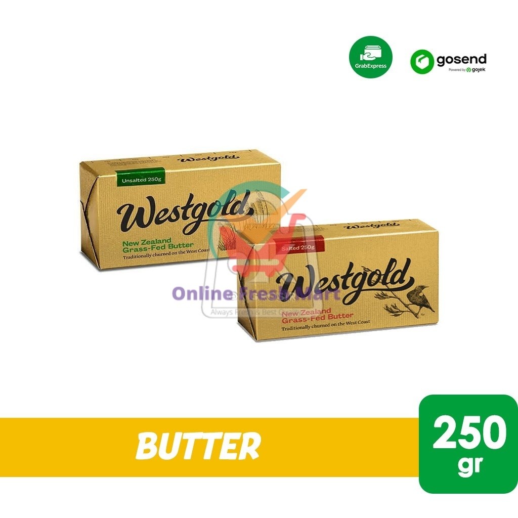 

Mentega Westgold Butter / Grass Fed Butter Lebih Creamy (KHUSUS INSTANT) - Online Fresh Mart Denpasar