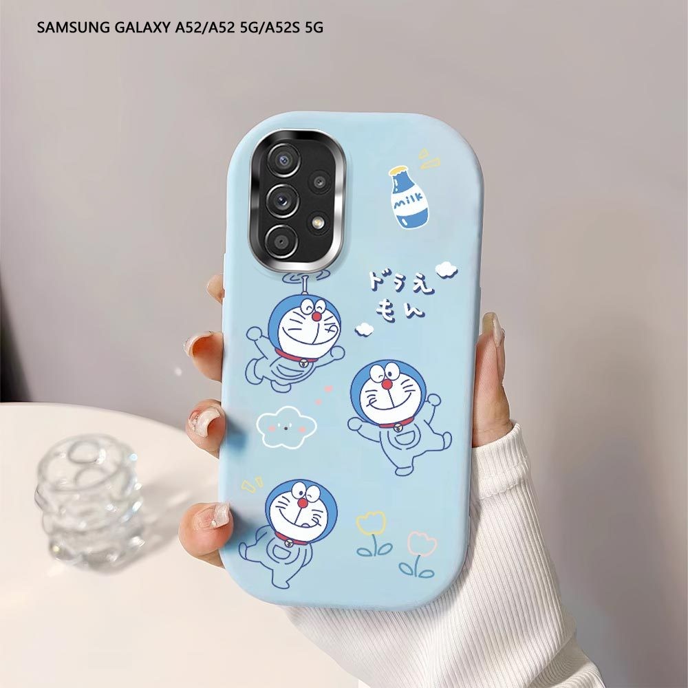 Softcase Untuk Samsung Galaxy A52 A72 A52S 5G A32 A22 A12 4G 5G M12 M22 Cute Anime Doraemon Back Cov