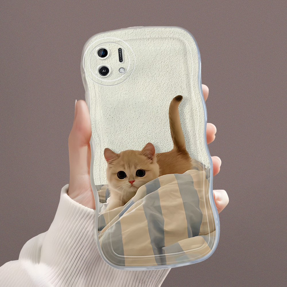 OPPO A16K A16E Case Softcase Casing Hp Kesing Soft  Kartun Lucu Cassing Kitty 4658