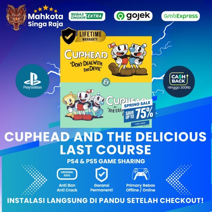 Cuphead & The Last Delicious Last - PS4 - PS5 - Digital Game Sharing