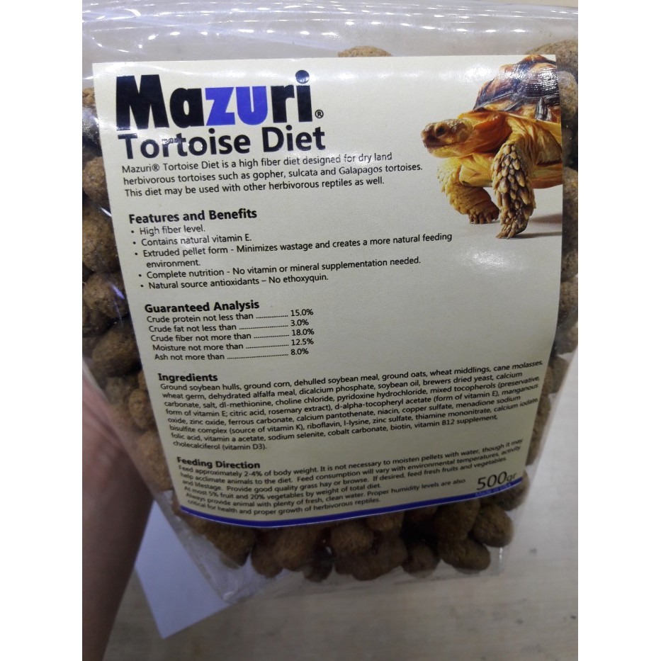

✨TERLARIS -Mazuri Tortoise Diet