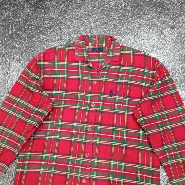 Kemeja Flanel pria vintage GIORGIO VALENTINO