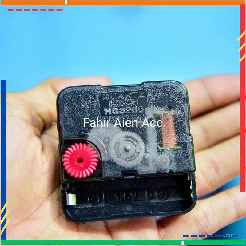 MESIN JAM DINDING DETAK TRANSPARAN HQ3268