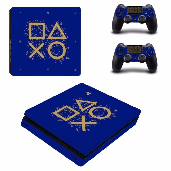 GARSKIN PS4 (SLIM,,FAT,,&PRO) BLU3 LIMITED EDITION