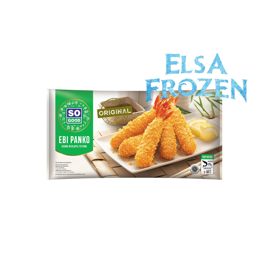 

SO GOOD EBI PANKO ORIGINAL 175GR UDANG LAPIS TEPUNG