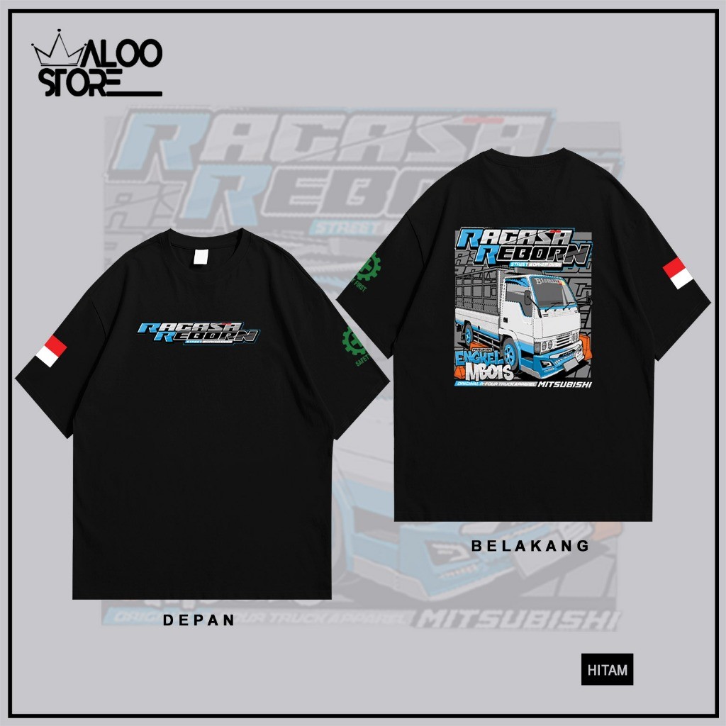 Kaos Truk Ragasa Engkel Baju Truck Ragasa Mania Dewasa Cotton UNISEX - F115