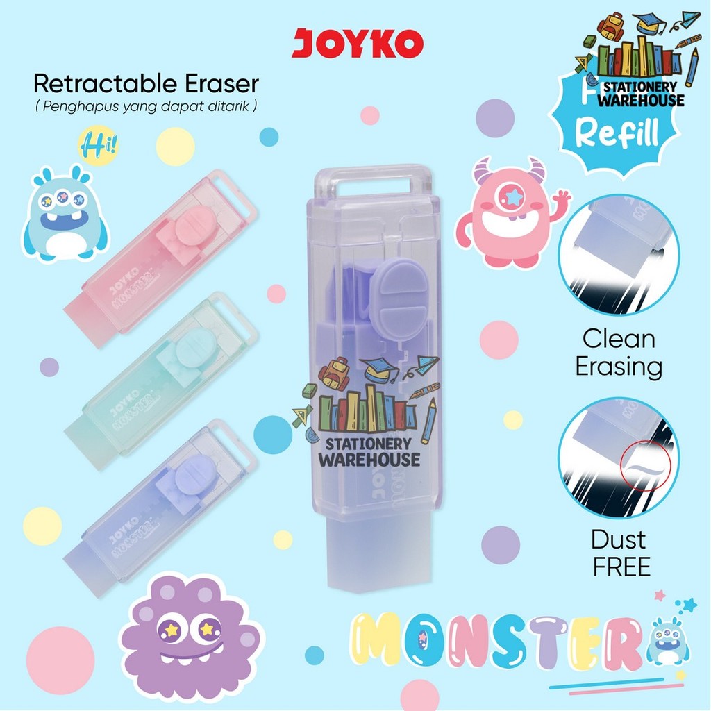 

Penghapus Eraser Joyko ER-147 Hi Monster