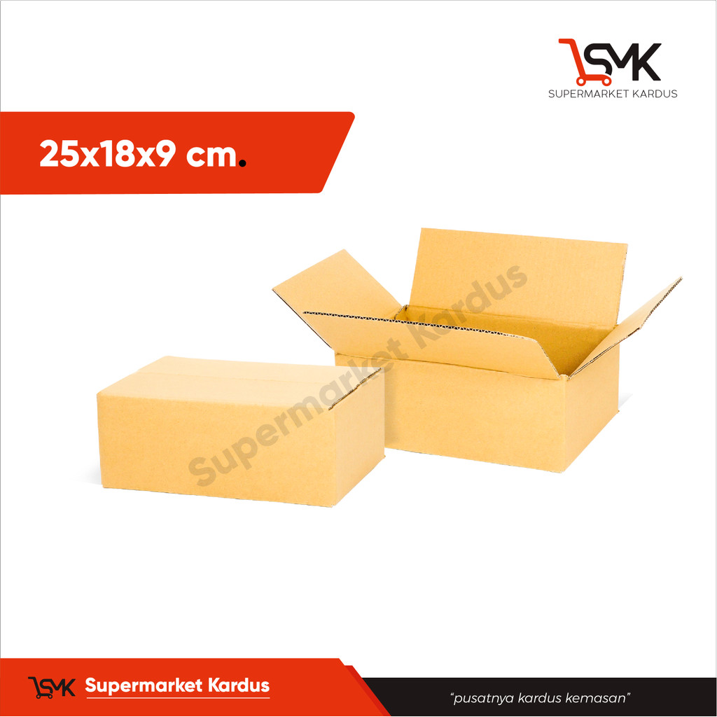 

Box 25X18X9 POLOS (HBR KECIL) Kardus/Kemasan/Kotak/Packaging/Normal/A1/AMDK/Tinggi9