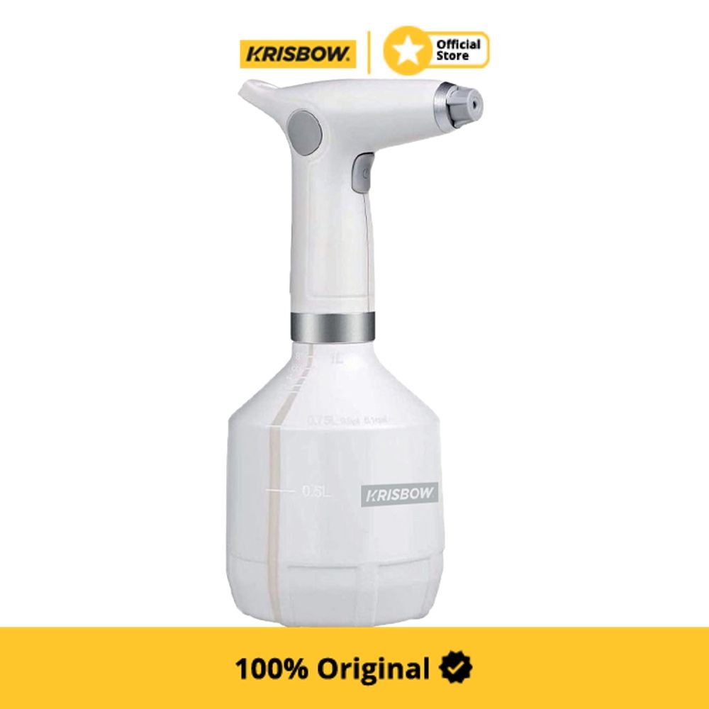 Krisbow Semprotan Tanaman Cordless Nrcs1000 1 Liter - Putih Alat Kebun Penyiram Elektrik Garden Tool