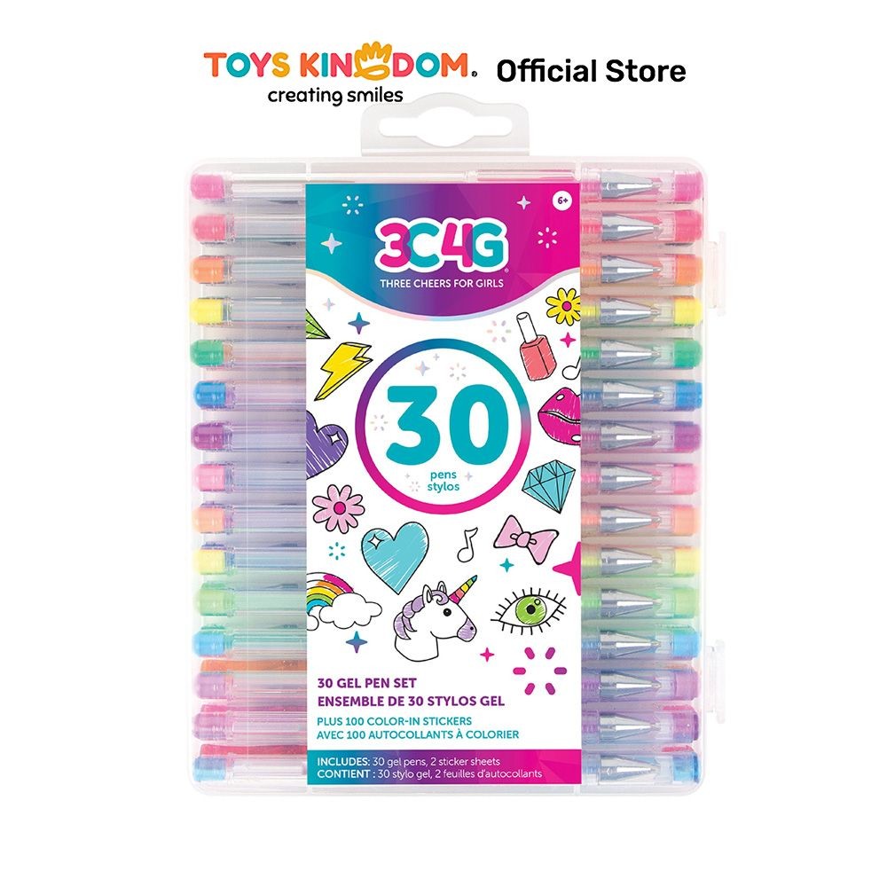 

NEW PRODUCT TOYS KINGDOM MAKE IT REAL SET 30 PCS GEL PEN 57172 TOY KIDS TOY GIRLS TOYS ALAT TULIS