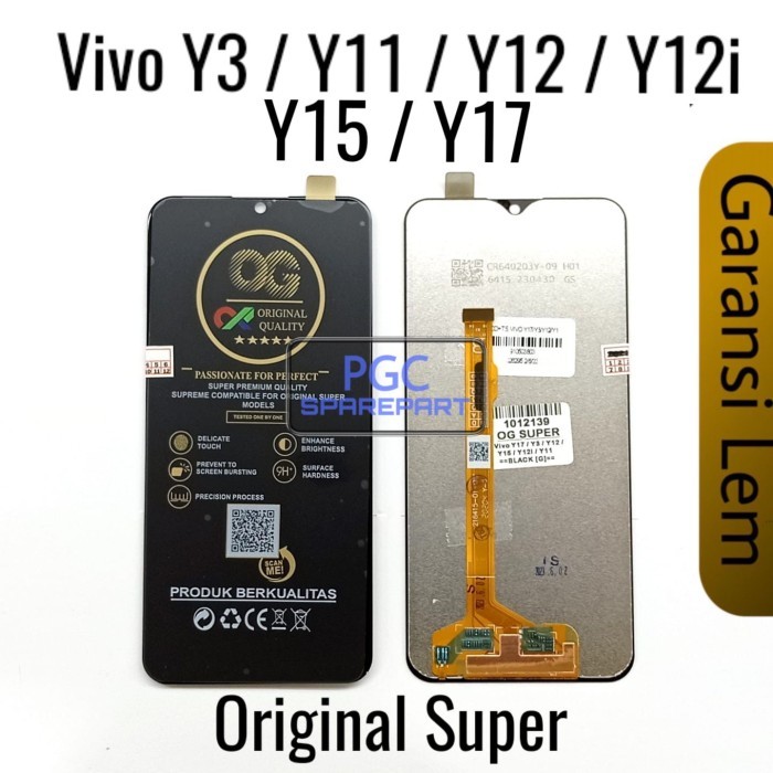 PSG99 ORI SUPER OG - LCD TS Vivo Y3 Y11 Y12 Y12i Y15 Y17 1901 1902 1904 1906