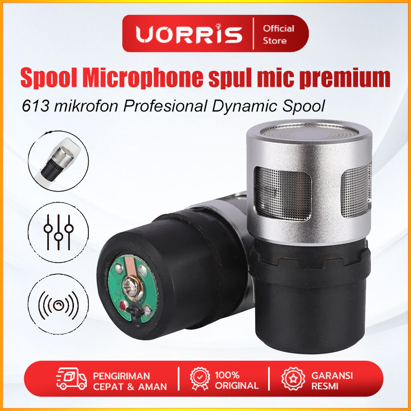 UORRIS Spool Microphone spul mic premium Dastech 613 Kualitas bagus