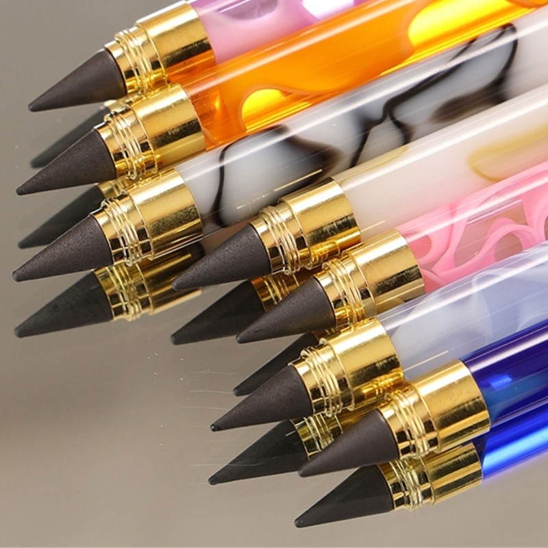 

2 Pcs Eternal Pencils Inkless Pencil Everlasting Pencil Unlimited Pencil Reusable Pencil Stationery Supplies for Writing
