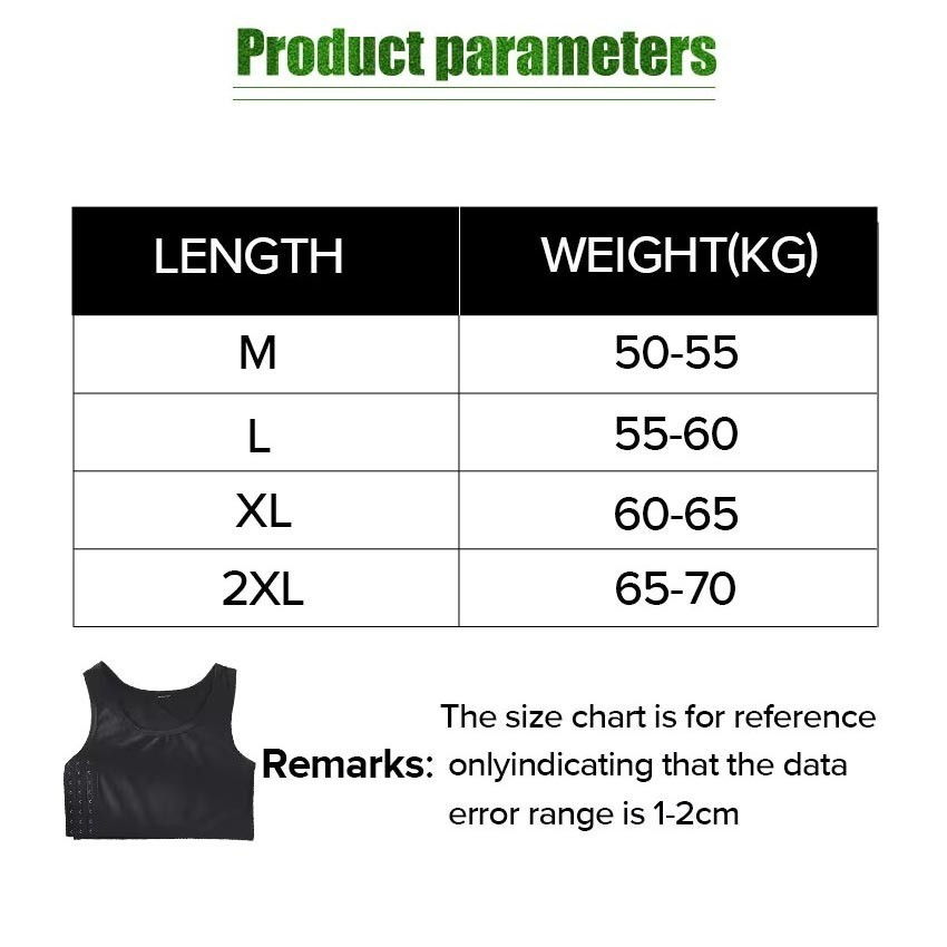 Bergaransi Breast Binder Perata Dada Cewek Unisex Cosplay Binder Half Import Sport Bra Perata Dada