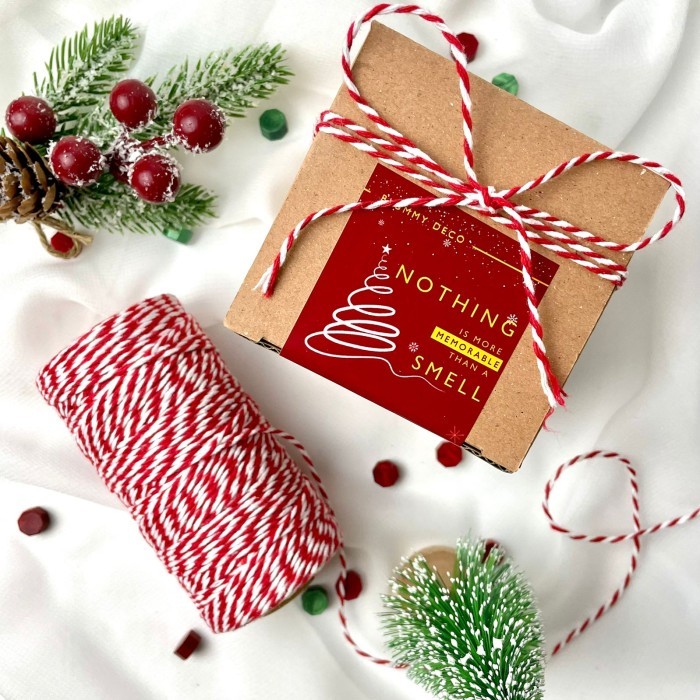 

Tali Benang Christmas Merah Putih Tali Kado Natal
