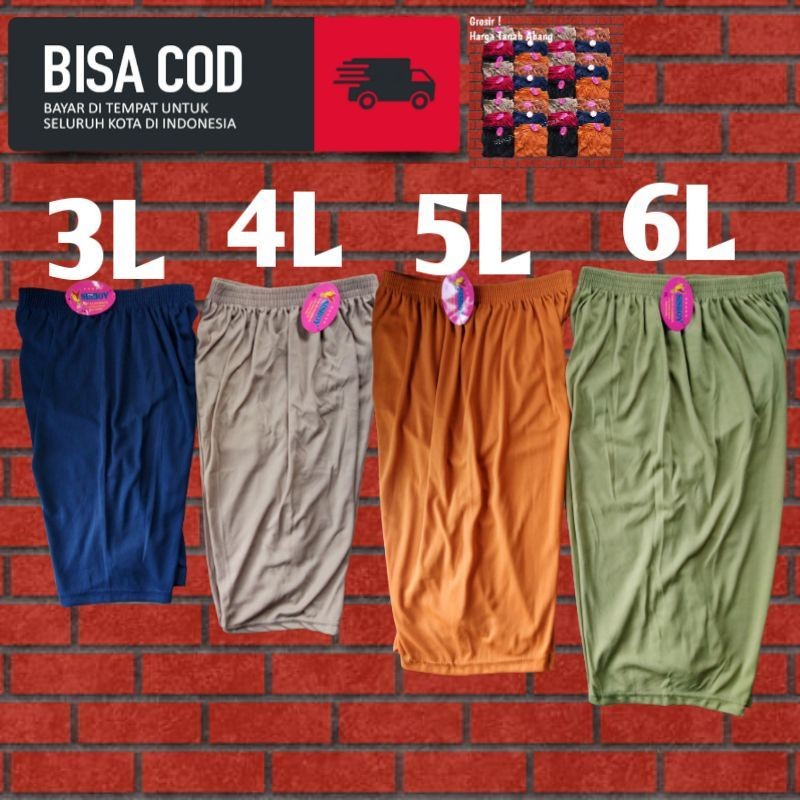 celana short wanita size S - 6L merk SISBOY/celana strit wanita