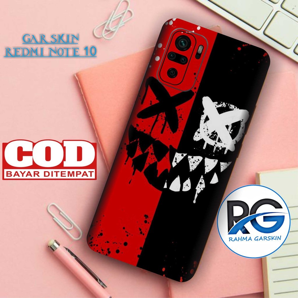 cod garskin redmi note 10 motif smile