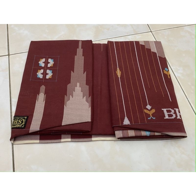 Sarung Tenun BHS Gold motif SKG Songket Gunung lawas FS Full Sutra jahit tengah bukan KDT Sandur Mad