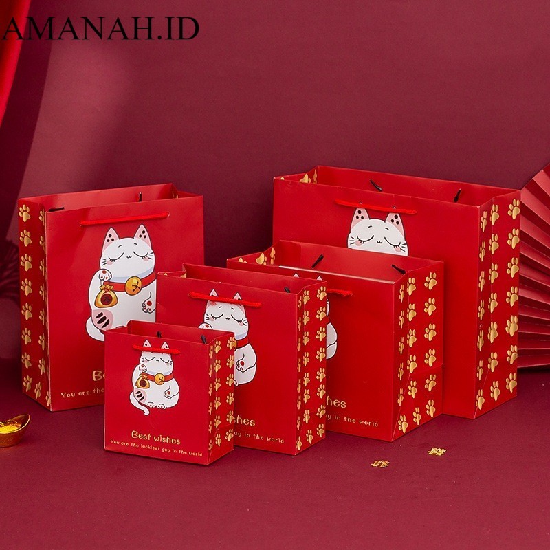 

Amanah.id PAPERGAG IMLEK / PAPERBAG CHINESE NEW YEAR / PAPERBAG / TAS KADO
