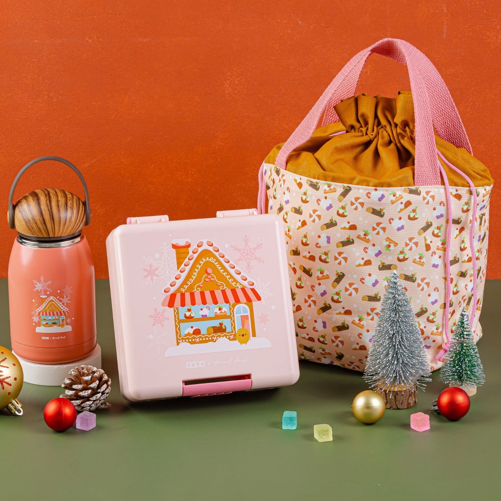 

TOYU X DENZELAXEL BENTO SET: A Little Gingerbread Wish Hampers | Hampers Natal | Hadiah Natal