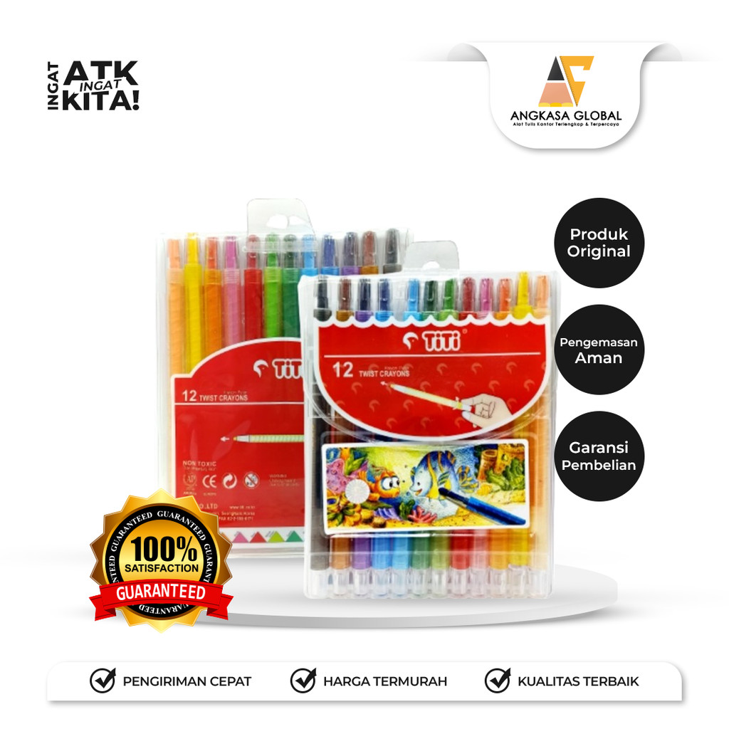 

TITI KRAYON PUTAR/ CRAYON TWIST 12 TI-CP-12T (1SET)